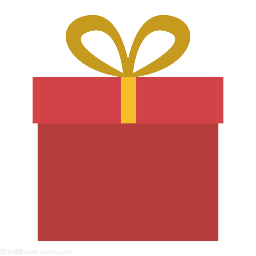 孤立的禮品盒的設計